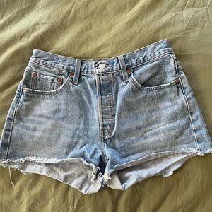 Levis denim shorts